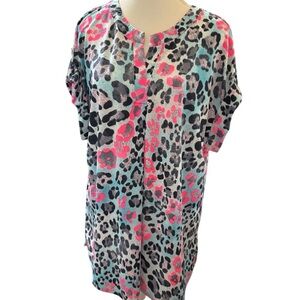 DEAR SCARLETT
Animal Print Magic Blouse · Size XL